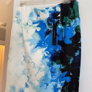 Tahari Leyla Voyage Floral Watercolor Pencil Size8